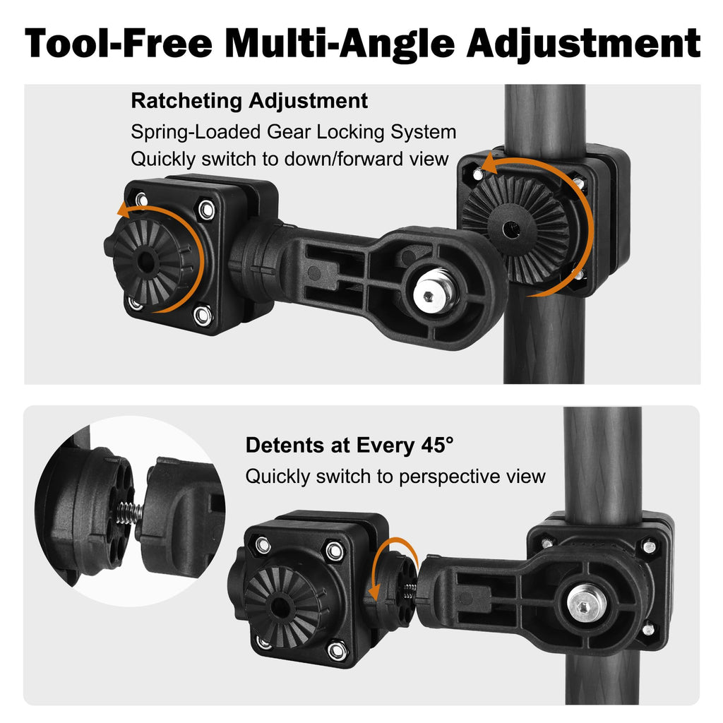 0 Degree Livescope Transducer Mount Compatible with Garmin LVS34