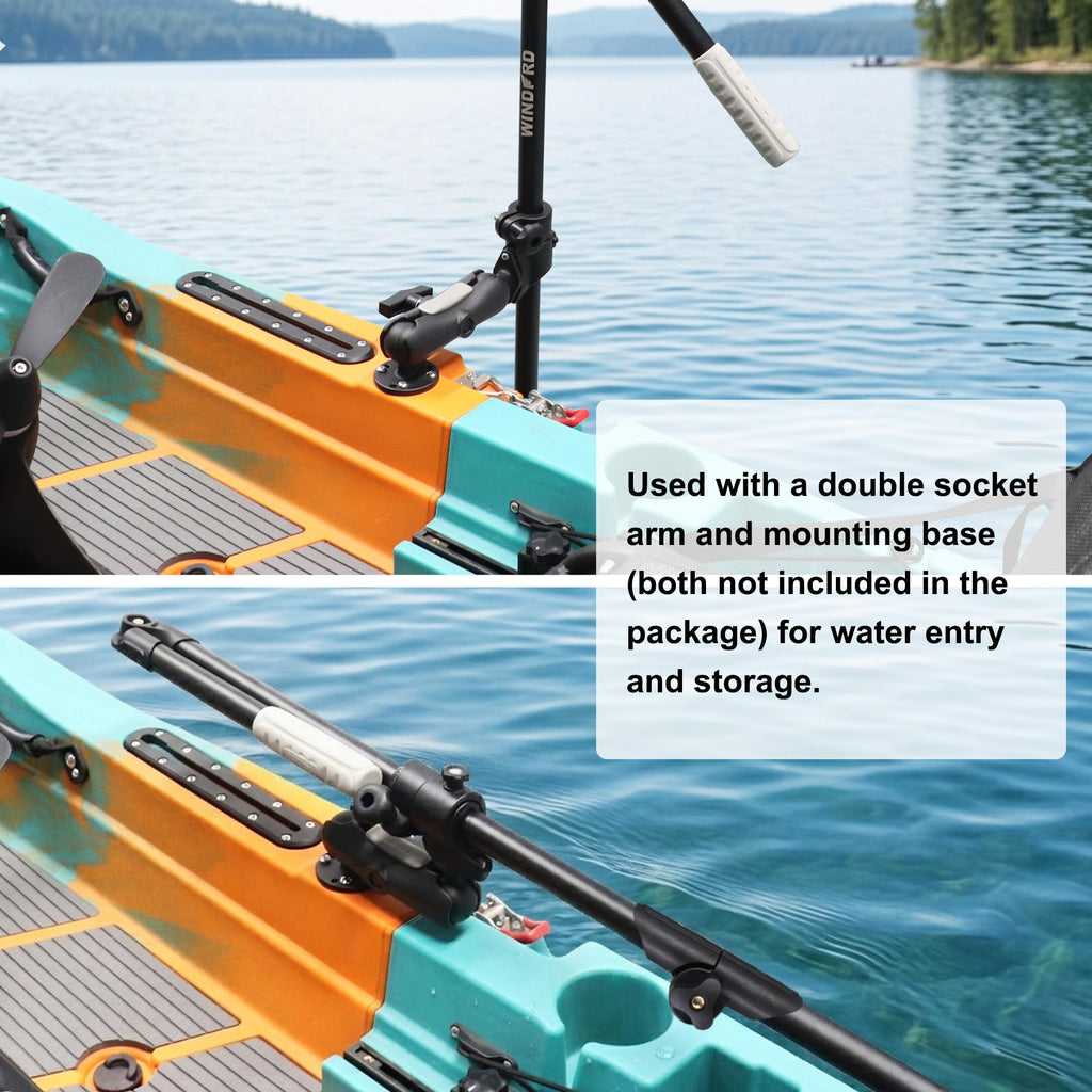 Foldable Live Sonar Scope Transducer Pole, FFS DIY Pole