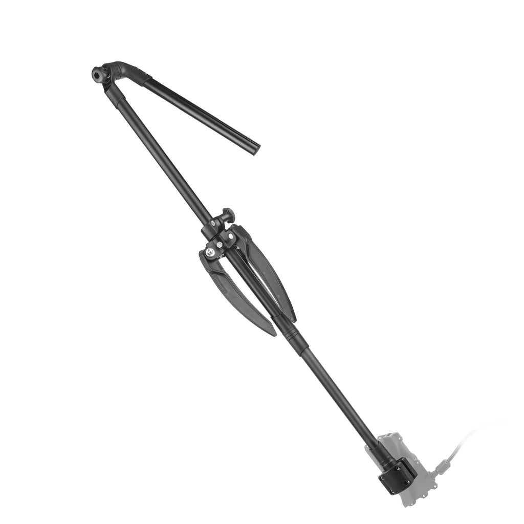 Ice Fishing Transducer Mount for Garmin LVS34, Compatible with 1.5-inch and C-Size Double Socket Arms
