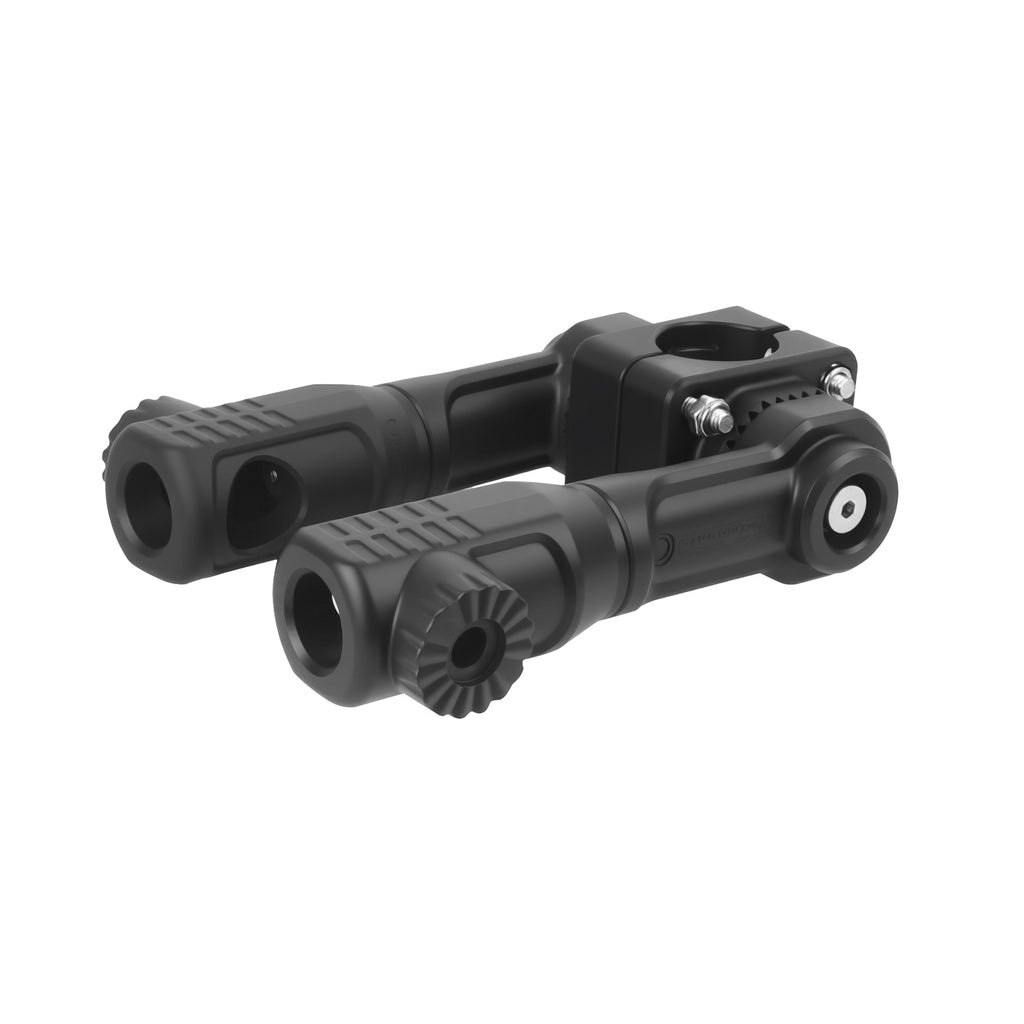 Aluminum Alloy Casting 0 Degree Pole Dual Mount Compatible with Garmin LiveScope Plus LVS34, LVS62, LVS32, Lowrance Active Target2, All in One